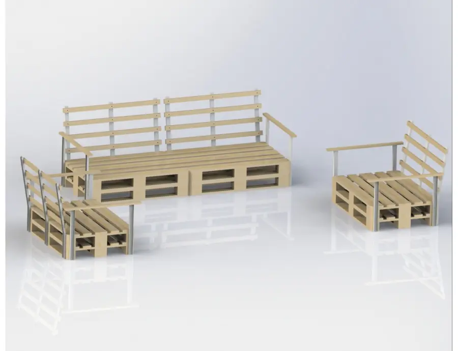 Pallet, la soluzione per arredare gli esterni