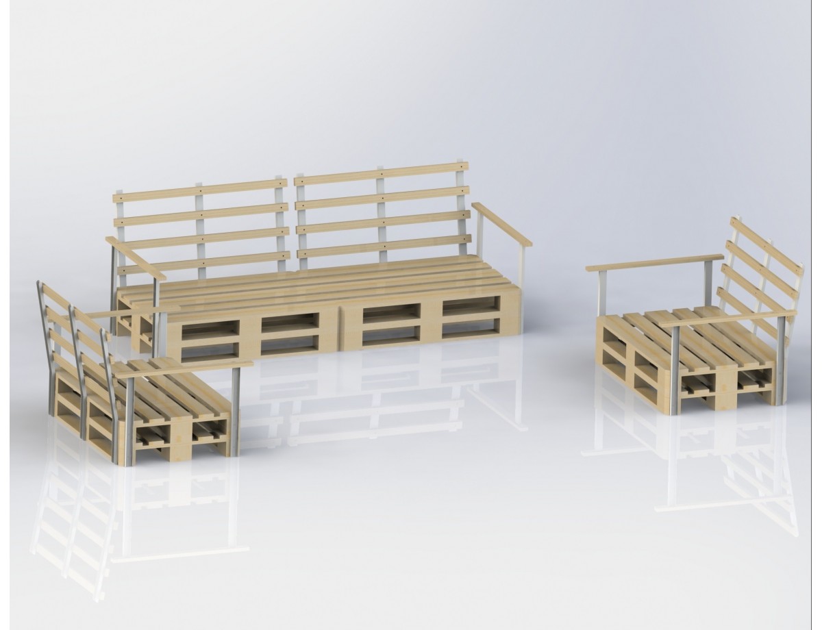 Pallet, la soluzione per arredare gli esterni
