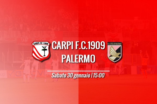Streaming live Carpi-Palermo Rojadirecta 22a giornata di Serie A oggi, diretta tv Mediaset Premium e Sky Go