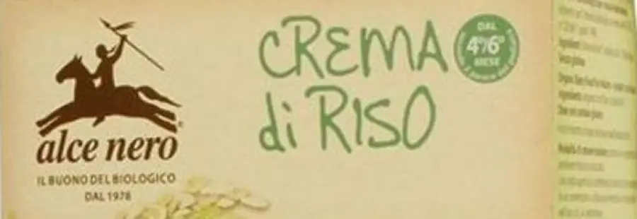 Allarme supermercati, ritirato dai scaffali Crema di riso baby Food marchio Alce Nero