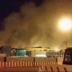 Fiumicino: incendio nell'aeroporto