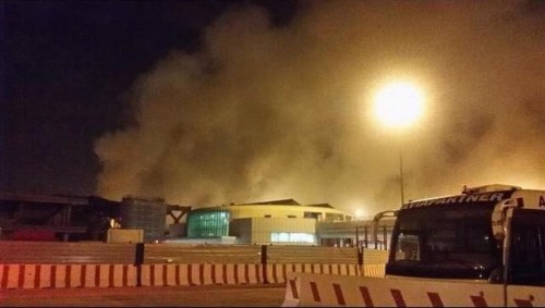 Fiumicino: incendio nell'aeroporto