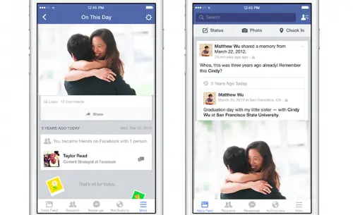 Accadde Oggi, la nuova funzione di Facebook