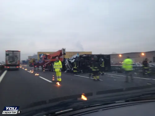 Incidente su A4: Molti feriti