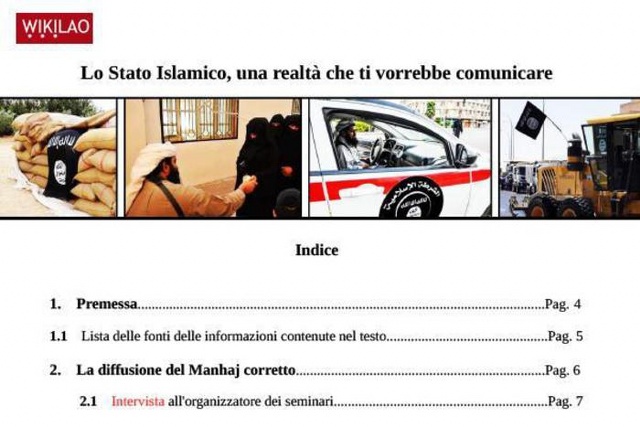 Isis propaganda in italiano 