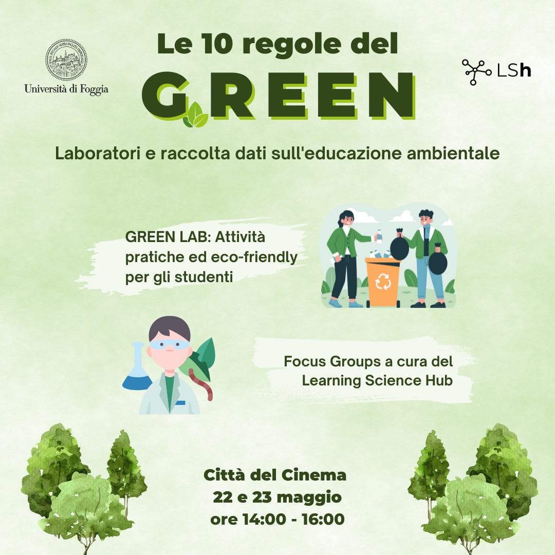 Let’s think sustainable: “Le 10 Regole del Green”, iniziativa per l'educazione ambientale
