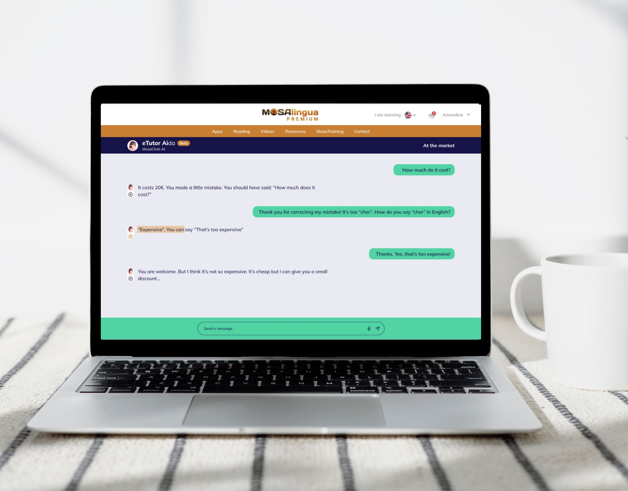 MosaLingua: da oggi è disponibile un tutor linguistico animato dall’intelligenza artificiale