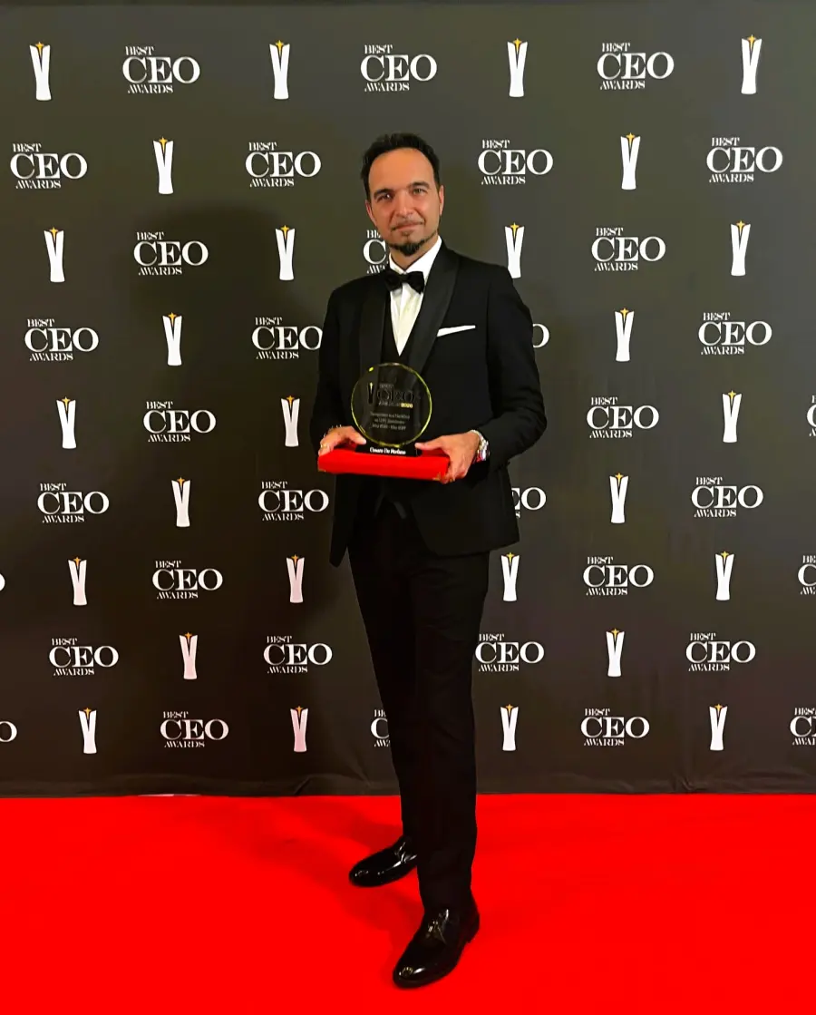 Cesare De Stefano premiato a Madrid per Leadership & Innovation al Best CEO Awards di Madrid