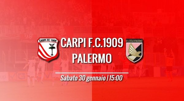 Streaming live Carpi-Palermo Rojadirecta 22a giornata di Serie A oggi, diretta tv Mediaset Premium e Sky Go